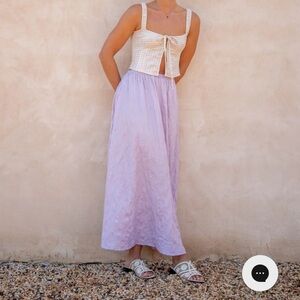 NWOT Vrg Grl Solara Midi Skirt in lilac